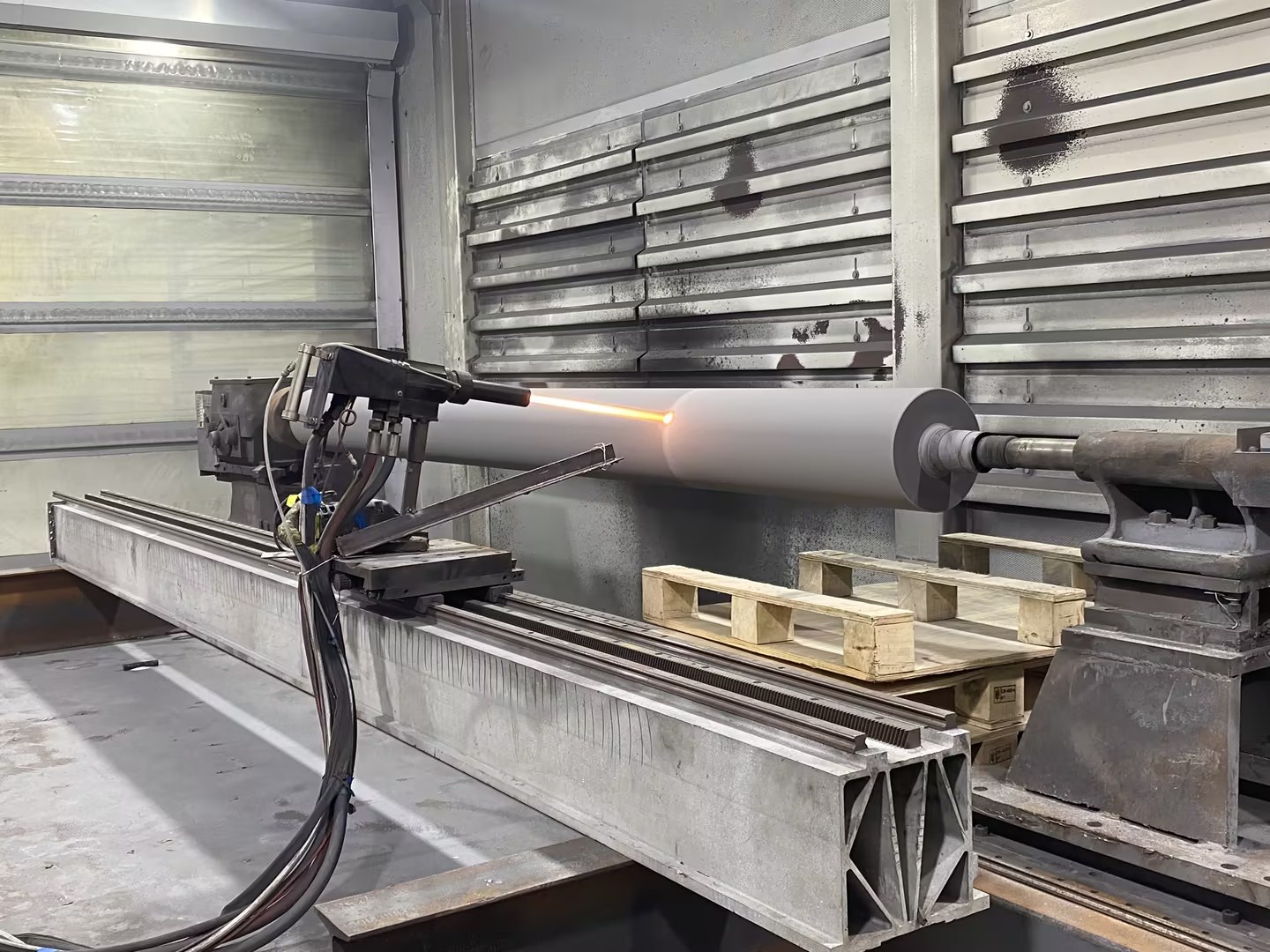 Revêtement en carbure de tungstène, prix d'usine, des rouleaux de la machine à rembobiner avec l'industrie de la fabrication du papier 