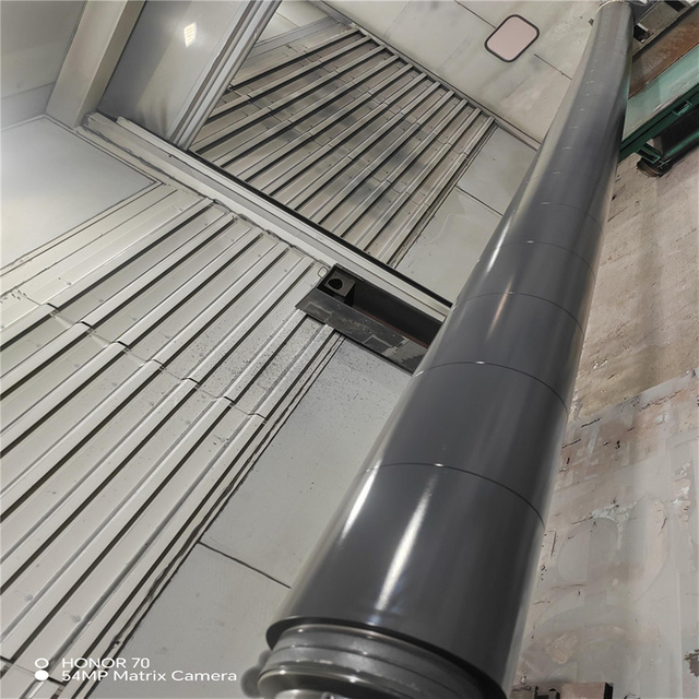 Rouleau de guidage de tissu enduit de céramique de pulvérisation de plasma avec de la céramique d'oxyde 