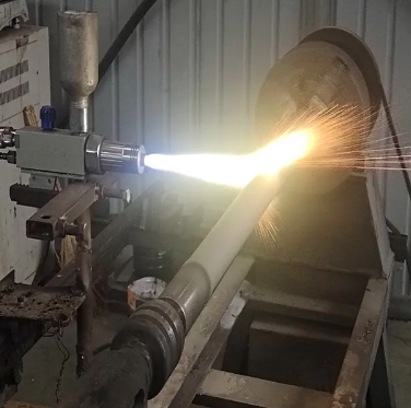 Rev&ecirc;tement de soudage par pulv&eacute;risation de carbure de tungst&egrave;ne Ni60 pour la r&eacute;paration de tiges